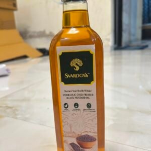 Svarogya Hydraulic Cold Pressed Black Mustard Oil - 1 L