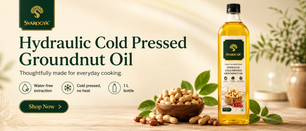 Hydraulic Cold Pressed Groundnut Oil_ban